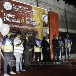 0082 Tulukoota Qatar Holds Throwball And Mixed Volleyball Chship Trophy 2021