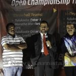 0085 Tulukoota Qatar Holds Throwball And Mixed Volleyball Chship Trophy 2021