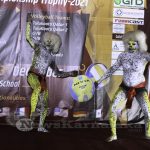 0096 Tulukoota Qatar Holds Throwball And Mixed Volleyball Chship Trophy 2021