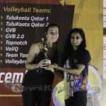 0104 Tulukoota Qatar Holds Throwball And Mixed Volleyball Chship Trophy 2021