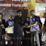 0106 Tulukoota Qatar Holds Throwball And Mixed Volleyball Chship Trophy 2021