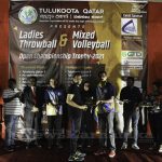 0109 Tulukoota Qatar Holds Throwball And Mixed Volleyball Chship Trophy 2021
