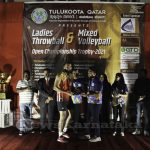 0110 Tulukoota Qatar Holds Throwball And Mixed Volleyball Chship Trophy 2021