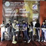 0111 Tulukoota Qatar Holds Throwball And Mixed Volleyball Chship Trophy 2021
