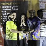 0115 Tulukoota Qatar Holds Throwball And Mixed Volleyball Chship Trophy 2021