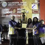 0117 Tulukoota Qatar Holds Throwball And Mixed Volleyball Chship Trophy 2021
