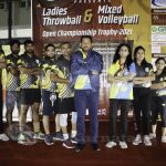0129 Tulukoota Qatar Holds Throwball And Mixed Volleyball Chship Trophy 2021