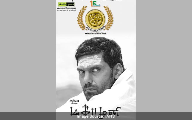 Arya wins Best Actor award for Magamuni at Ayodhya Film Festival