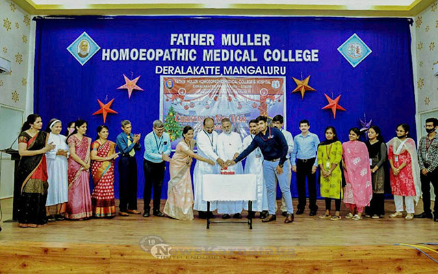 Christmas New Year Celebrated By Fr Muller Homoeo Med College Main