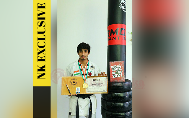 K. Rahul Karate Guiness Record