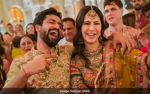 KatVic share their wedding Sangeet pictures