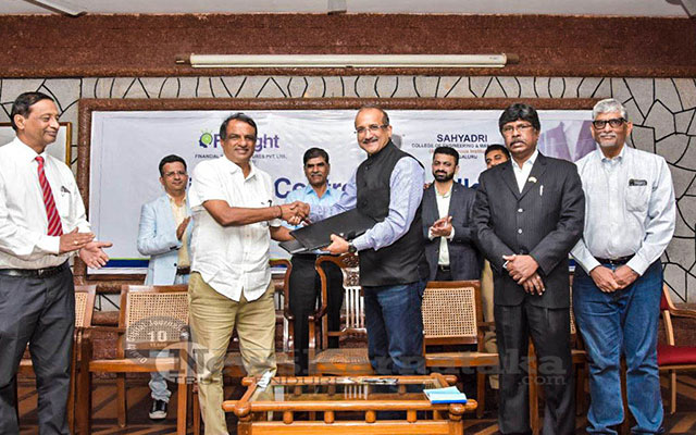 (6 Of 10)fintech Inks Mou For Coe At Sahyadri College Of Engg And Mgmt Main
