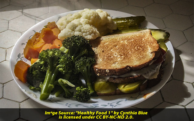 "Healthy Food 1" by Cynthia Blue is licensed under CC BY-NC-ND 2.0.