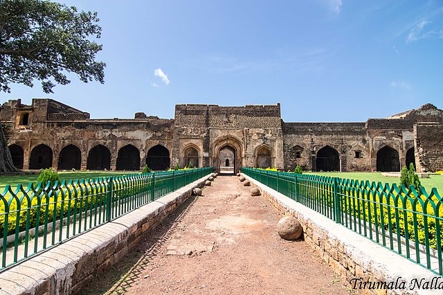 Bidar fort prison walkway