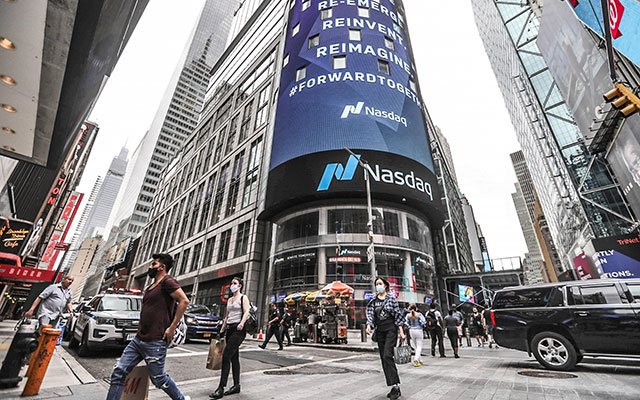 Nasdaq falls into correction territory after 10 drop from record highs