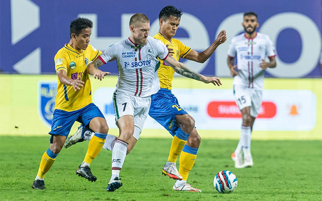 ISL 202122 ATK Mohun Bagan now top of the tree after 22 draw with Kerala