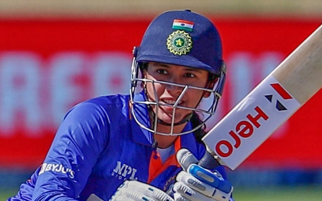 Mandhana Hit By Bouncer Retires Hurt As India Make Fighting 244 In Warmup