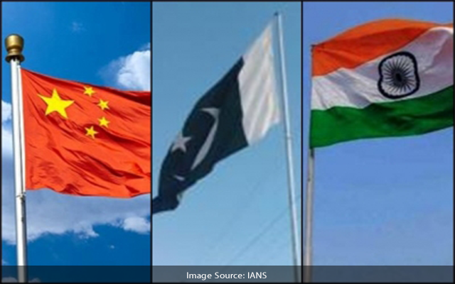 China Pakistan India Flag