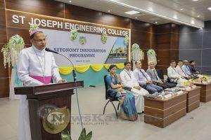 011 Autonomous Batches Inaugural At St Joseph Engineering College Delights All