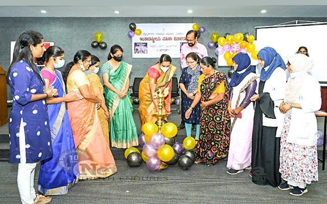 1 of 6 Theme of womens empowerment marks Intl Womens Day by Dept of MSW at YMCH main