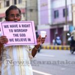 11 of 37 Catholics in Coastal Karnataka hold peaceful human chain protests