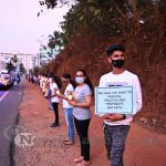 26 of 37 Catholics in Coastal Karnataka hold peaceful human chain protests