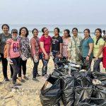 6 of 11 MoMs mark Womens day with Panambur Beach Cleanup before fun and games