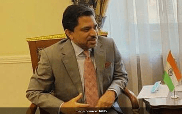 Indias Ambassador to Ukraine Partha Satpathy