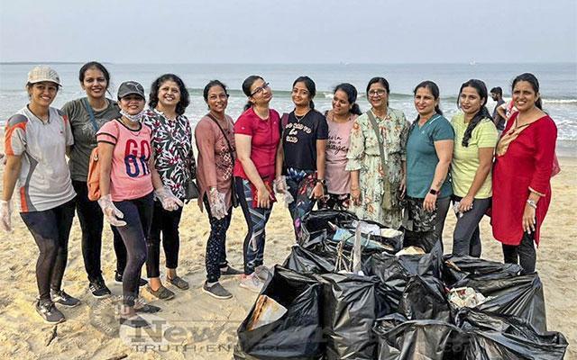 Moms Mark Womens Day With Panambur Beach Cleanup Before Fun And Games Main