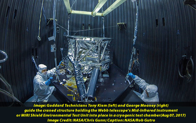Webb Telescopes Miri Instrument Reaches Coldest Operating Temperature