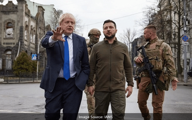 Boris, Zelensky discuss in Kiev