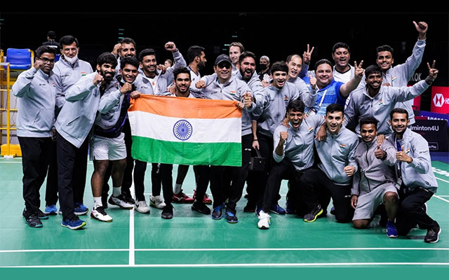 India in maiden Thomas Cup final after win over Denmark