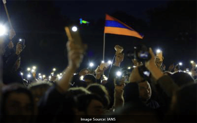 Over 100 detained for anti govt protests in Armenia