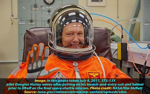 astronaut helmet leak