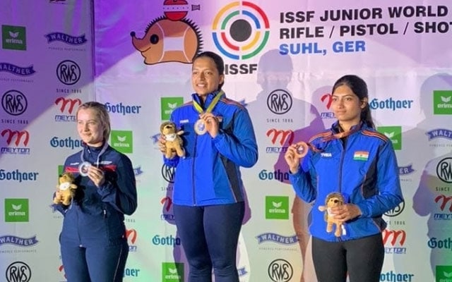 With Sift Kaur Samra India has 10 golds at Suhl ISSF Jrs