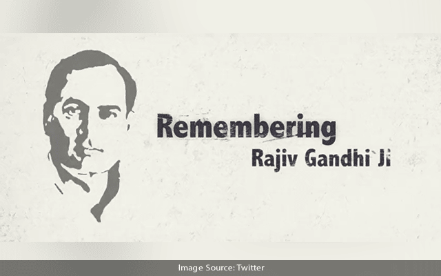Rajiv Gandhi tribute video