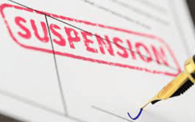 Teacher suspended, Raichur