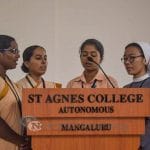 St Agnes College holds talk on women's safety and welfare. 
