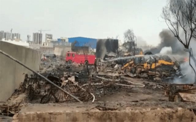 Around 150 Jhuggis Gutted In Massive Fire