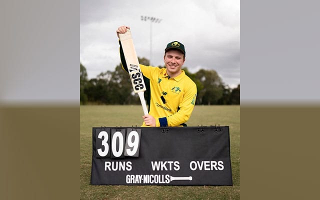 Blind Aus cricketer Steffan Nero hits 309 no against NZ main