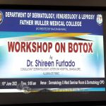 FMMCH Derma OPD and UWard holds handson workshop on Botox1