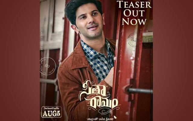 Sita Ramam teaser out Dulquer Salmaan is lonely soldier