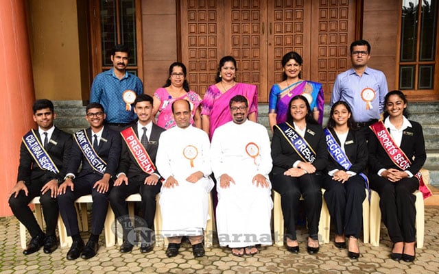 New Student Council installed at St Aloysius PU College