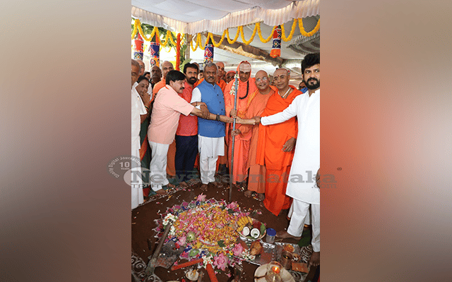 Foundation stone laid for Vivekananda Kendra