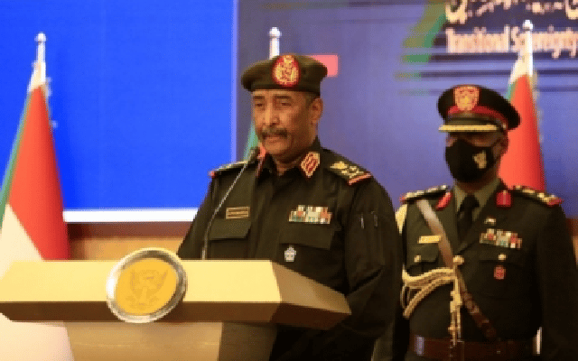 The chairman of Sudan's Transitional Sovereign Council announced