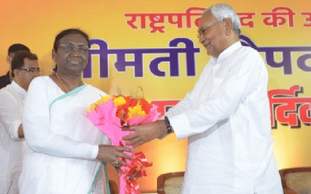 National Democratic Alliance presidential candidate Draupadi Murmu