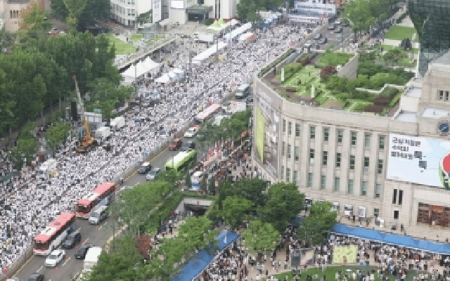 annual festival in downtown Seoul