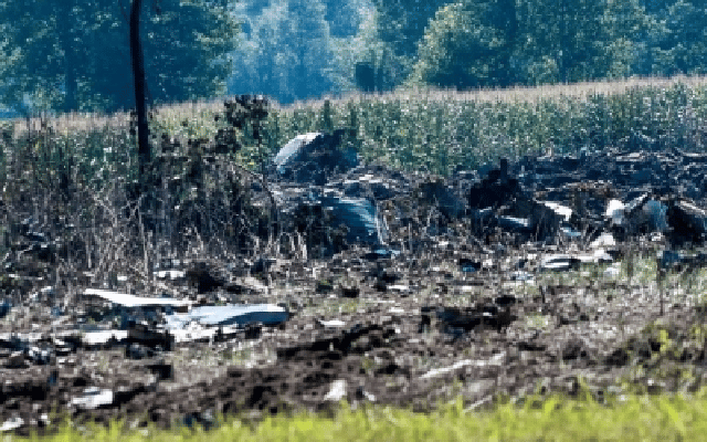 Ukrainian cargo airplane crashed