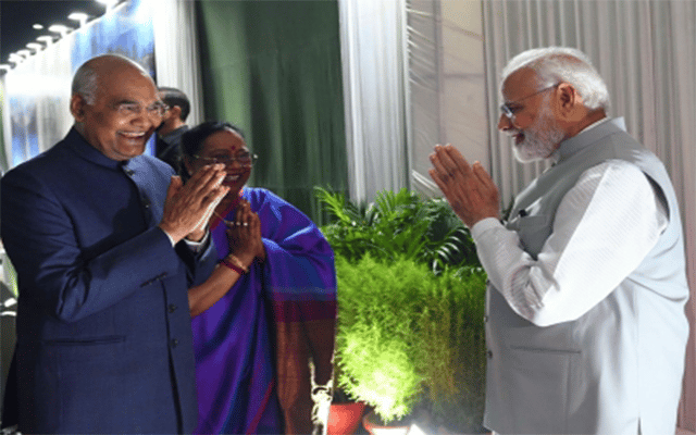 PM Modi hosts farewell dinner for President Kovind