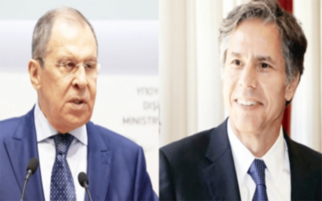 Lavrov, Blinken discuss situation in Ukraine over phone